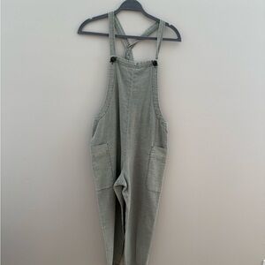 Women's Olive Green Overalls